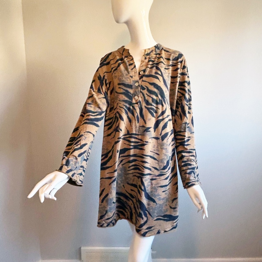Bellambia Tunic Top, Dress, Animal Print